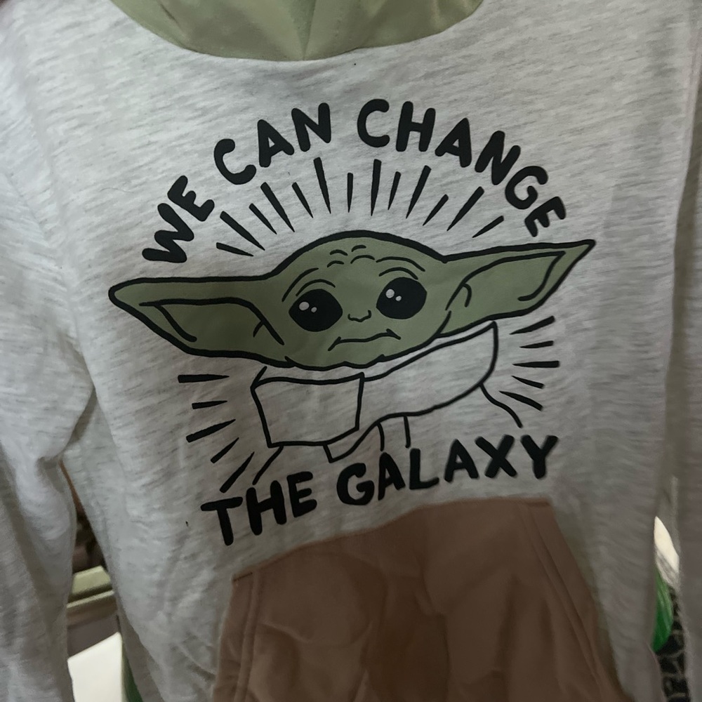 Kids baby Yoda hoodie